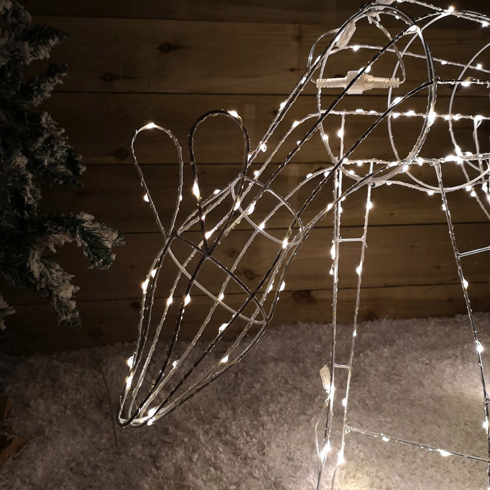 Samuel Alexander Grazing Reindeer LED Outdoor Christmas Decoration 63cm Image 2