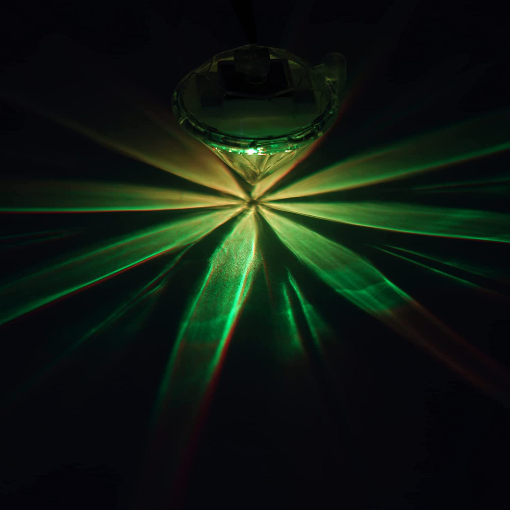 wilko Multicoloured Diamond Solar Stake Light 4 Pack Image 8