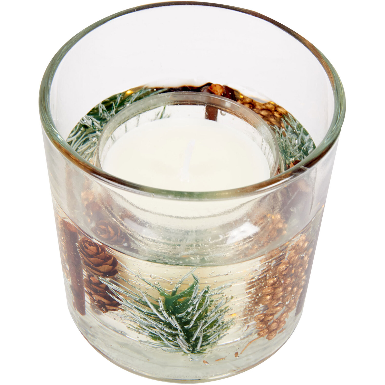 LED Light Up Candle - Fir and Pinecone Image 2