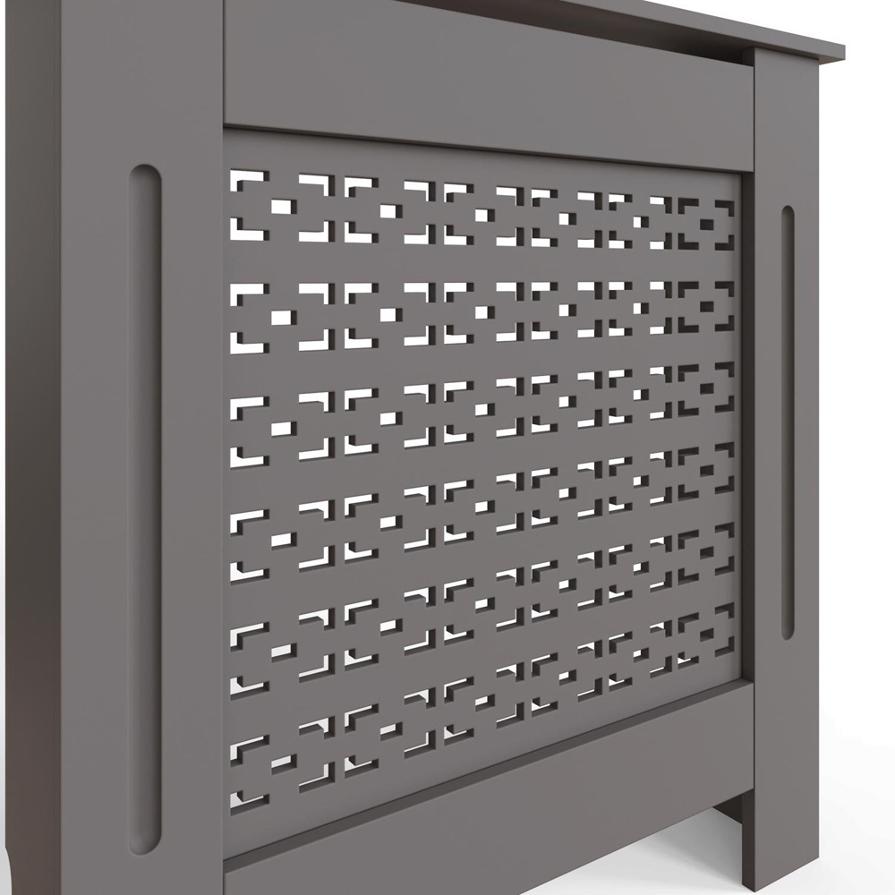 FWStyle Grey Geometric Pattern MDF Radiator Cover Small Image 4