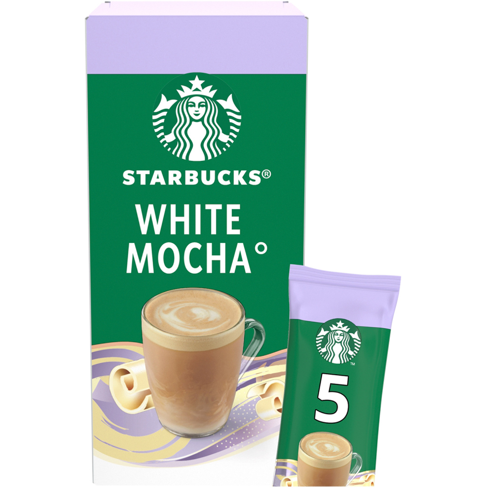 Starbucks Premium Instant White Mocha 24g 5 Pack Image 2