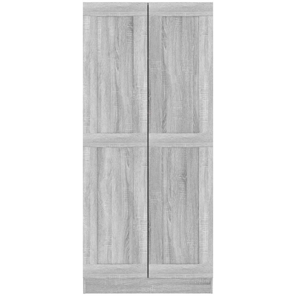 vidaXL 2 Door Grey Sonoma Oak Cabinet Image 3