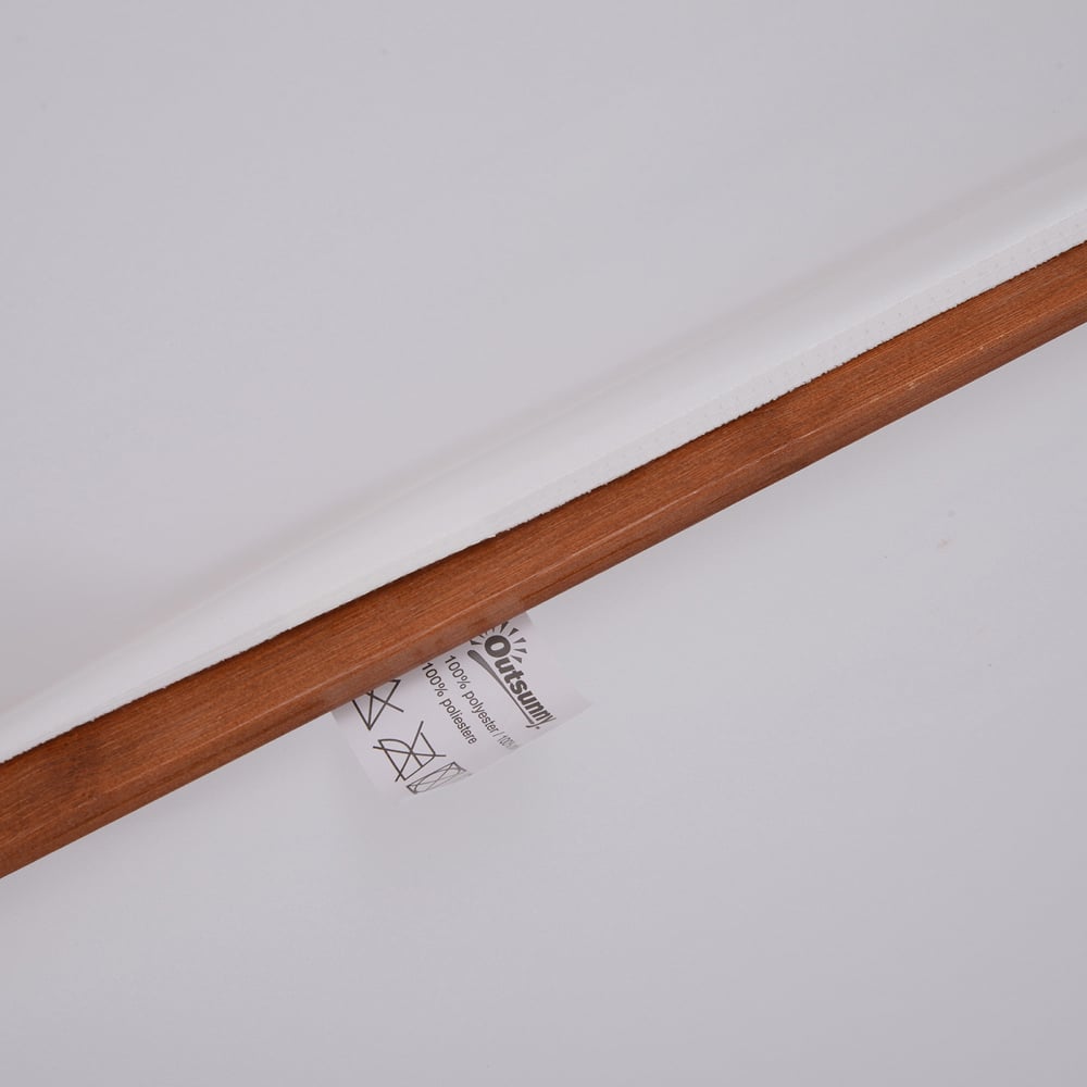 Outsunny White Double Tier Crank Handle Parasol 2.7m Image 3