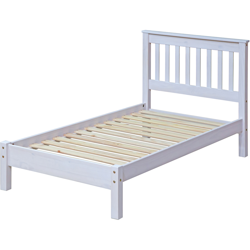 Core Products Corona Single White Bed Frame Image 2