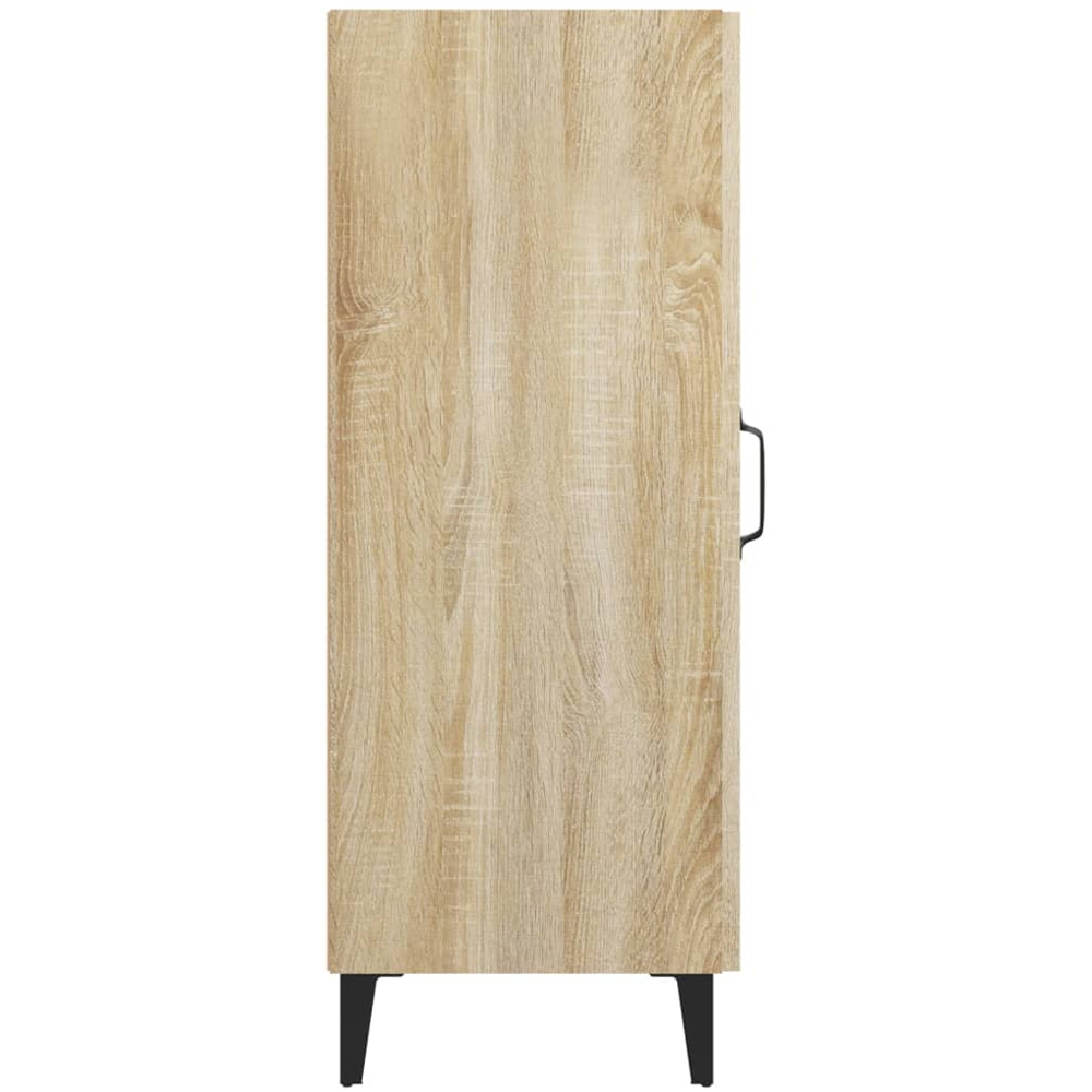 vidaXL Single Door Sonoma Oak Sideboard Image 7