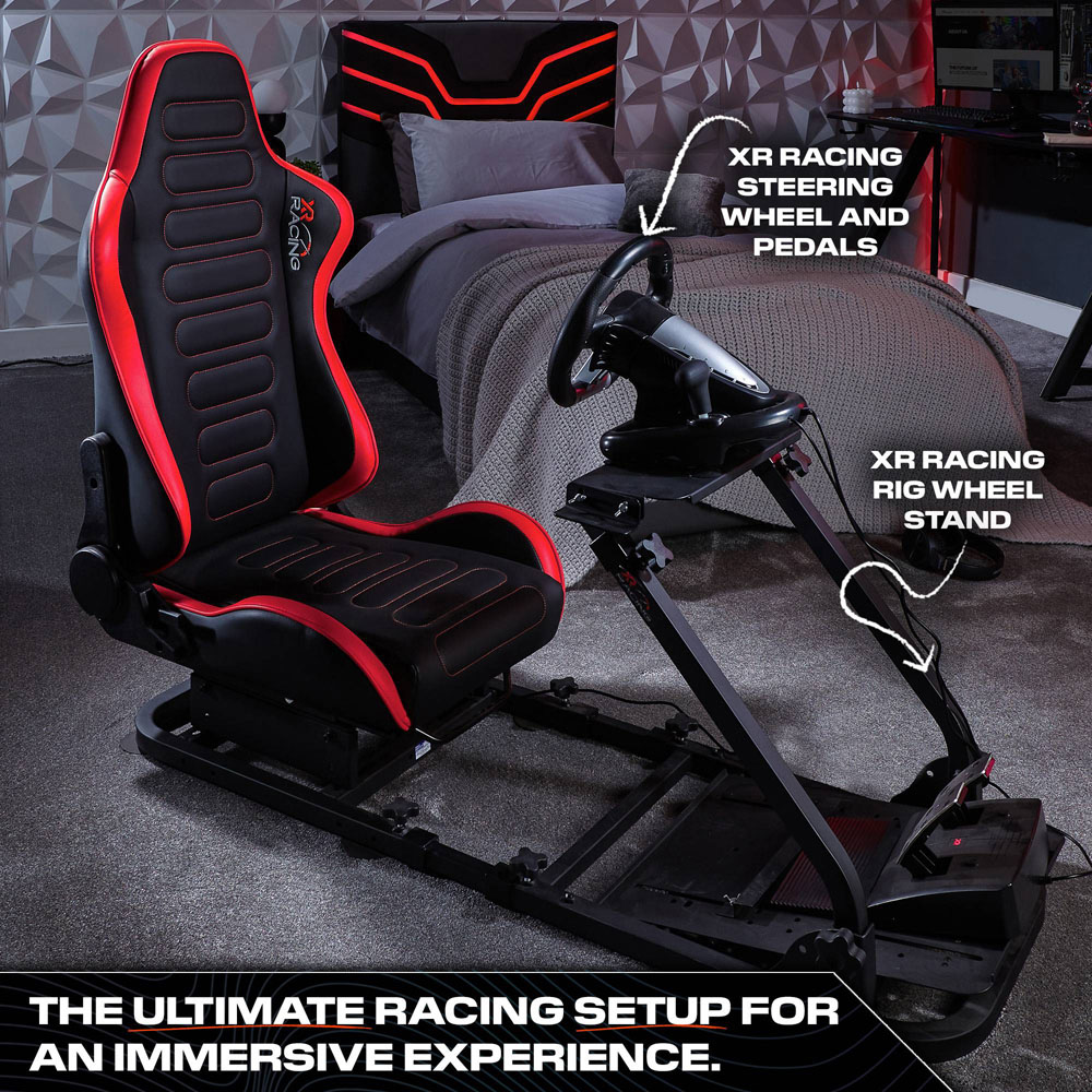 X Rocker Chicane Black Racing Seat Gaming Chair Image 7