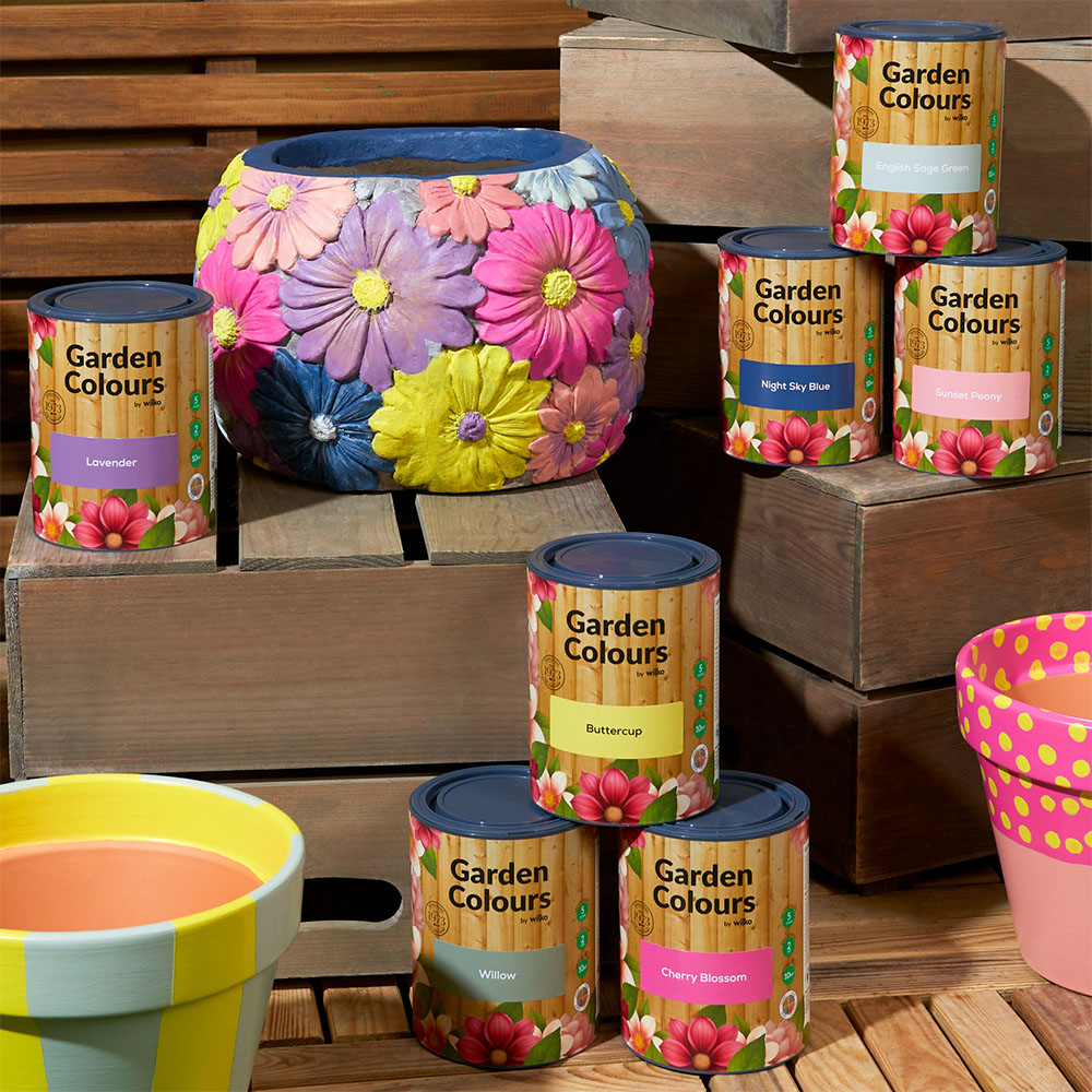 Wilko Garden Colours Coastal Cliff Wood Paint 1L Image 8