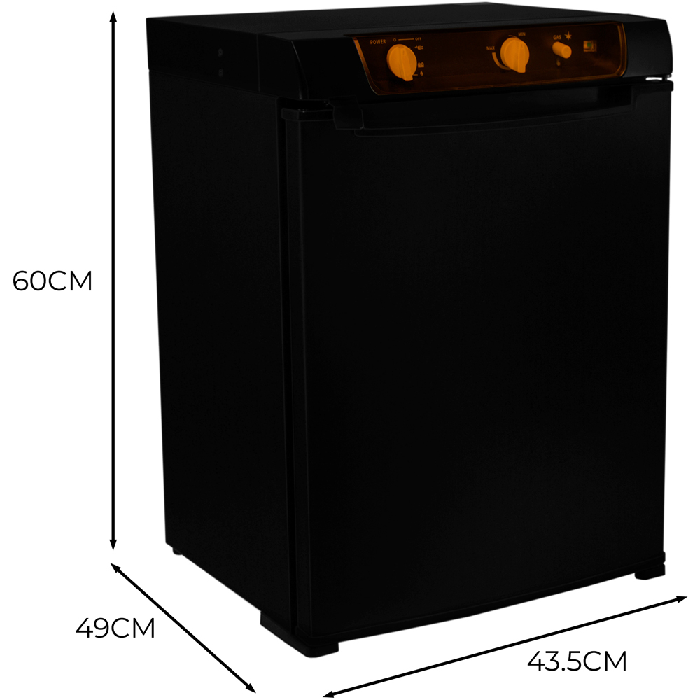 KuKoo Black 3 Way Absorption Fridge 85W Image 4