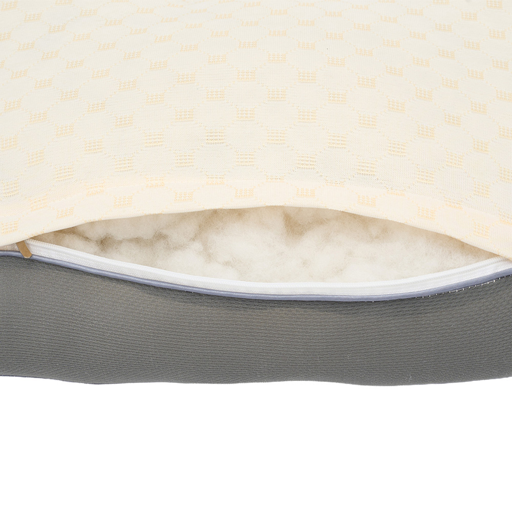 Living and Home White Ergonomic Bone-Shaped Support Pillow 66 x 40cm Image 6