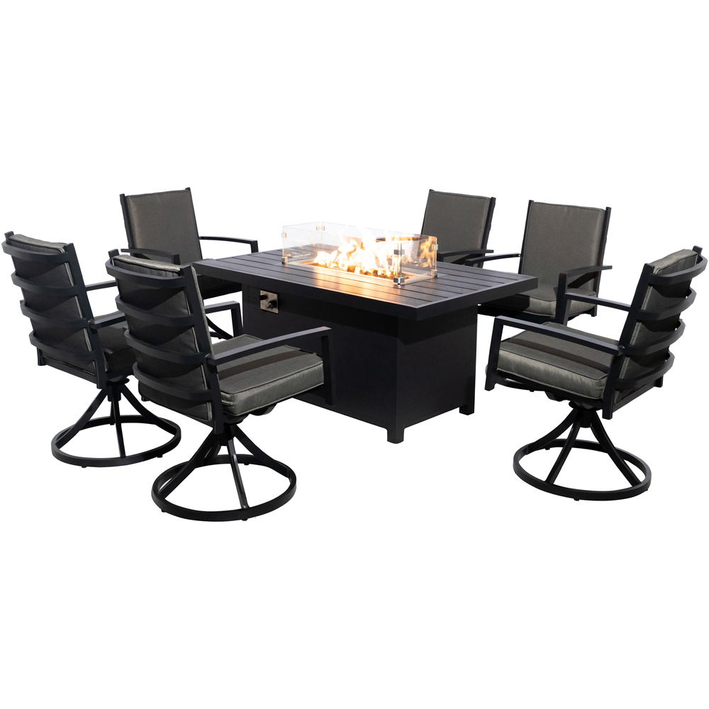 Furniture One 6 Seater Aluminium Garden Dining Set Image 5