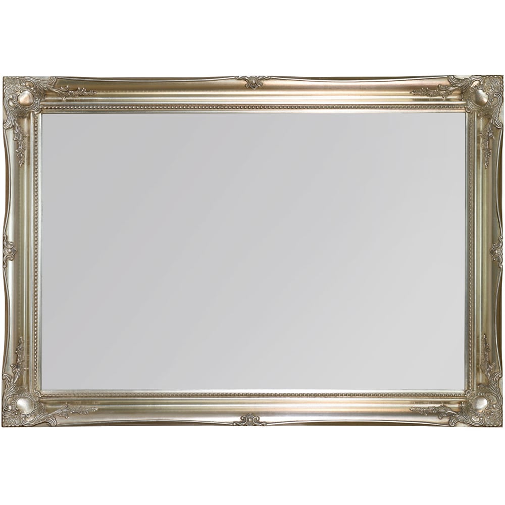 MirrorOutlet Hamilton Vintage Silver Antique Wall Mirror 107 x 76cm Image 3