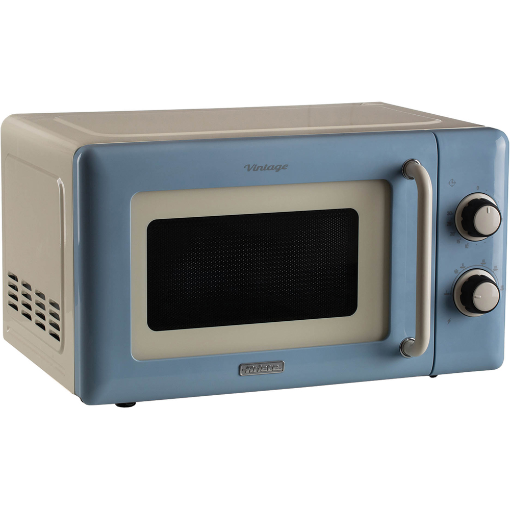 Ariete AR3962 Blue 20L Vintage Mechanical Microwave 800W Image 1