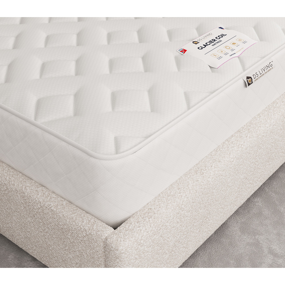DS Living Glacier Bliss Super King Size Gel Enhanced Bonnell Spring Mattress Image 3