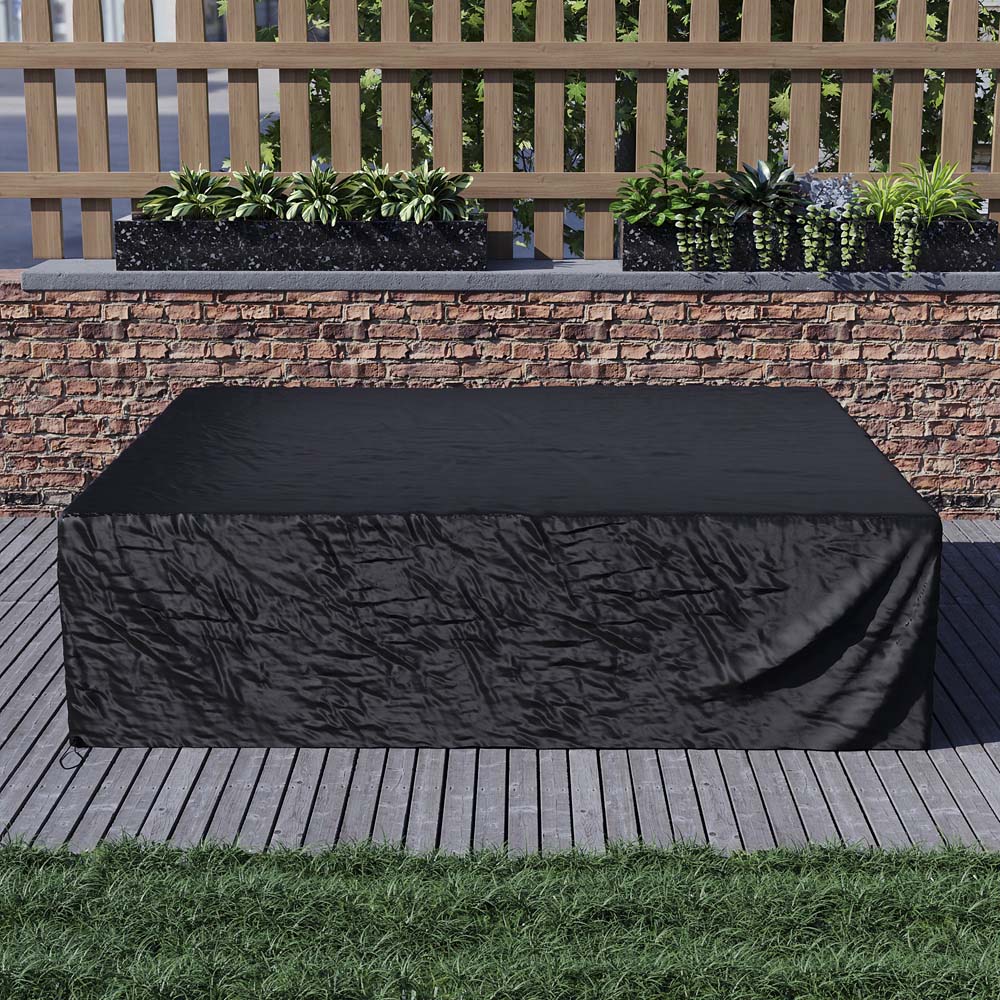 Garden Vida Black Outdoor Patio Furniture Cover 63 x 220 x 188cm Image 5