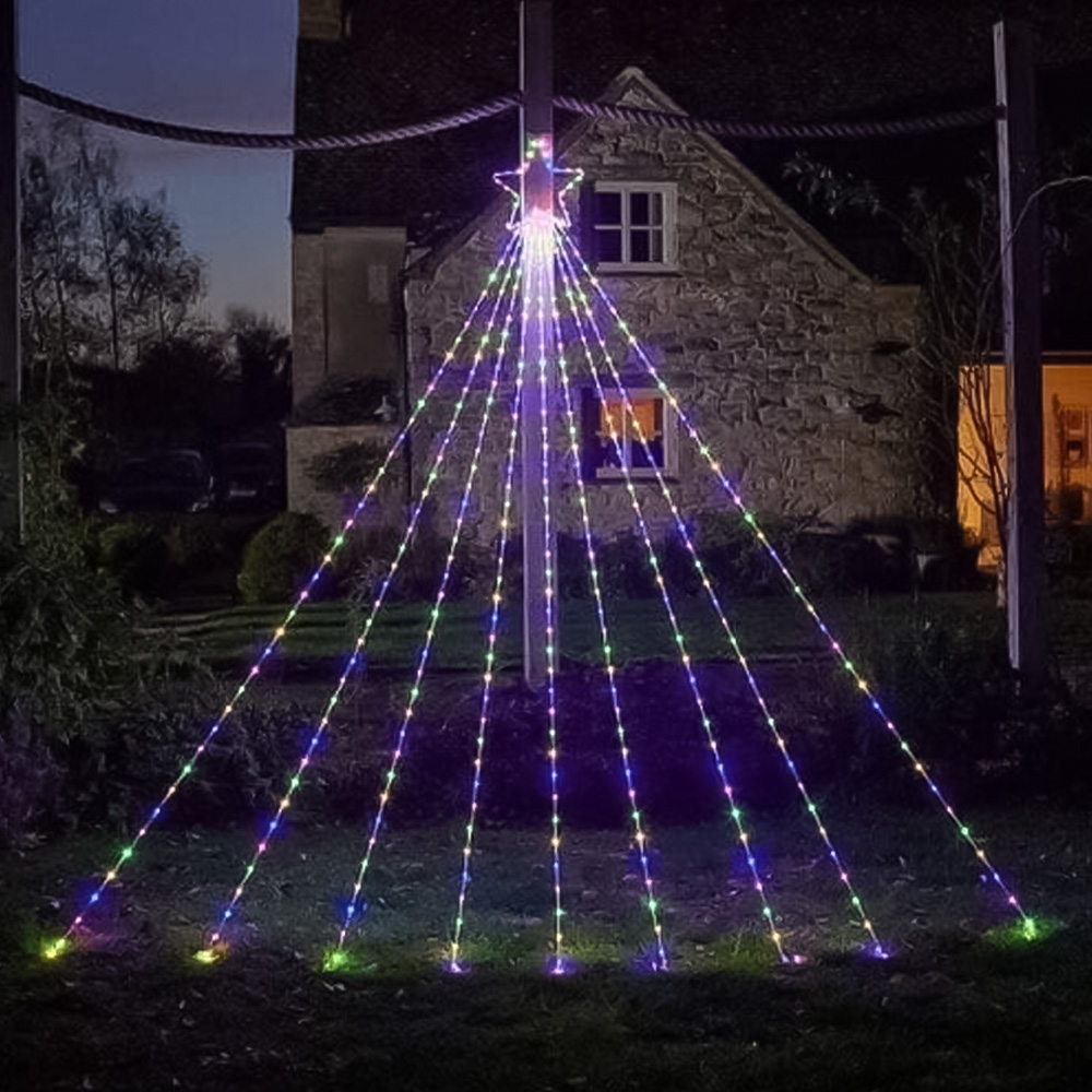 Marco Paul Multicolour LED Shooting Star 3m Image 1