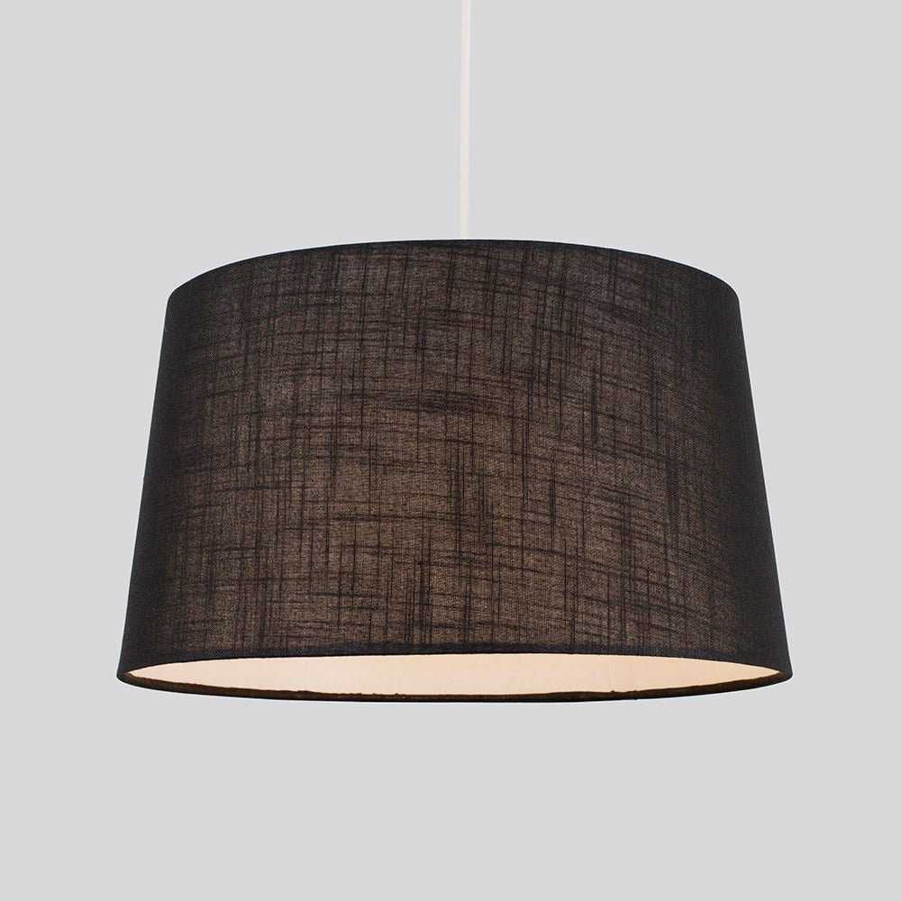 ValueLights Doretta Black Tapered Lamp Shade Image 3