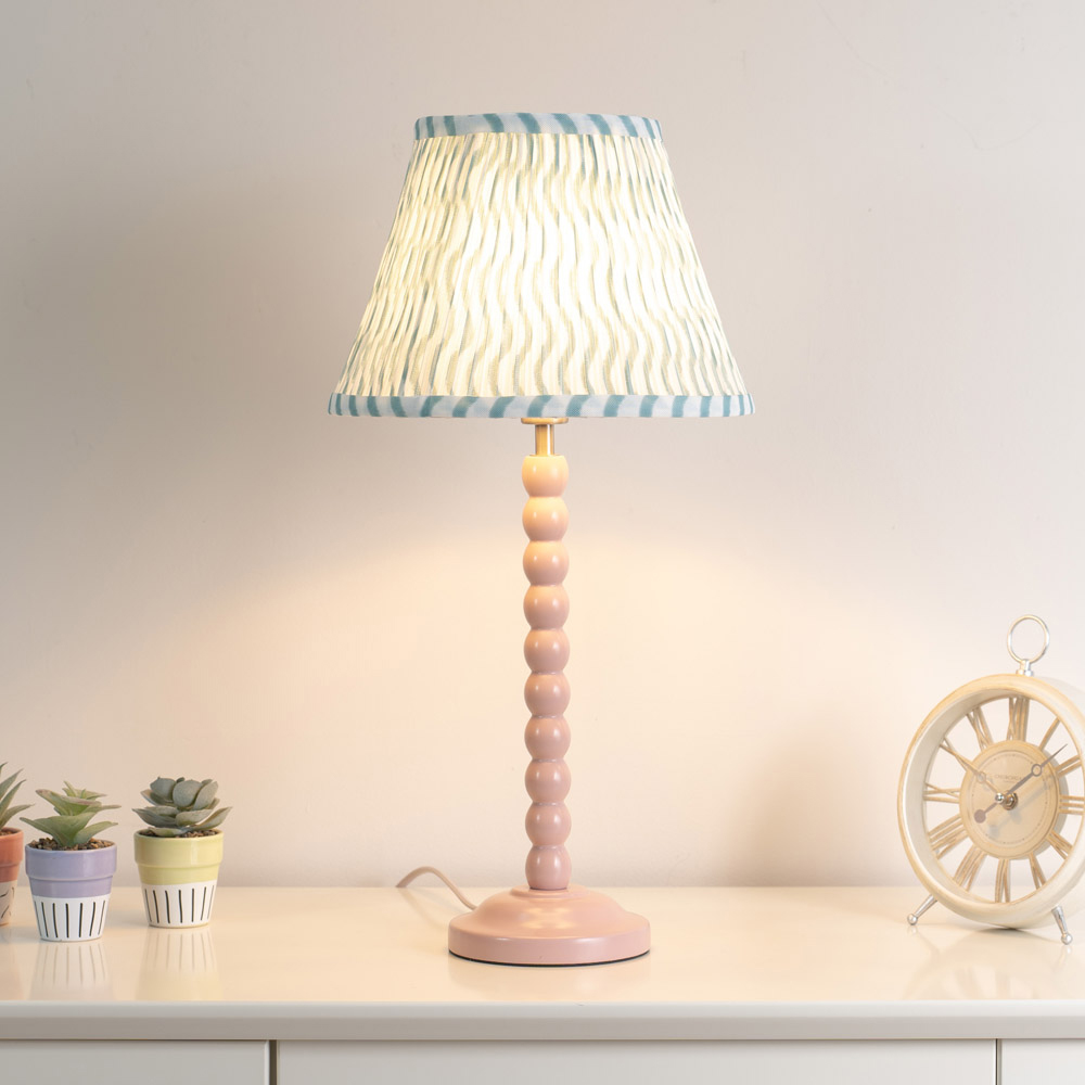 ValueLights Riza Green Arrow Tapered Pleated Lamp Shade Small Image 2