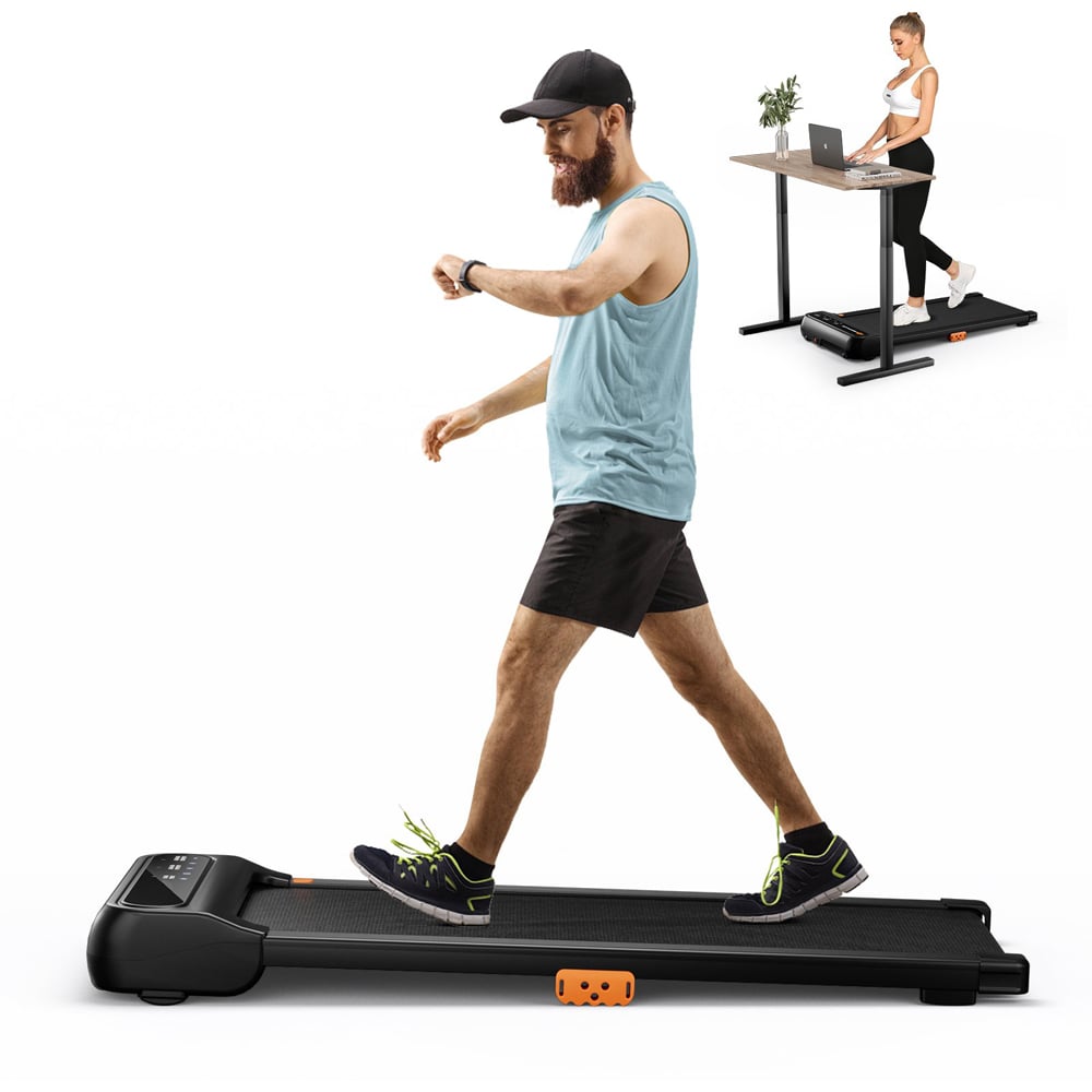 Costway Black Under Desk Treadmill Image 3