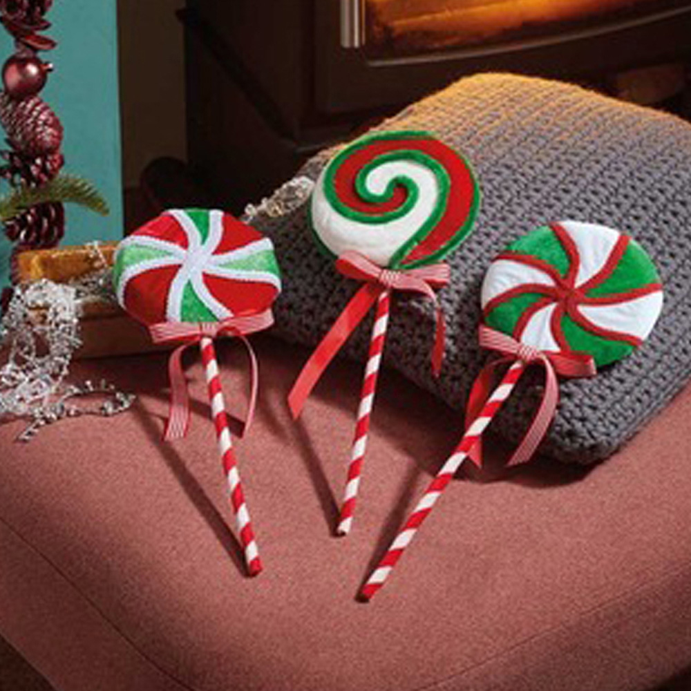 Marco Paul Set of 3 Christmas Popsicle Ornament Image 2