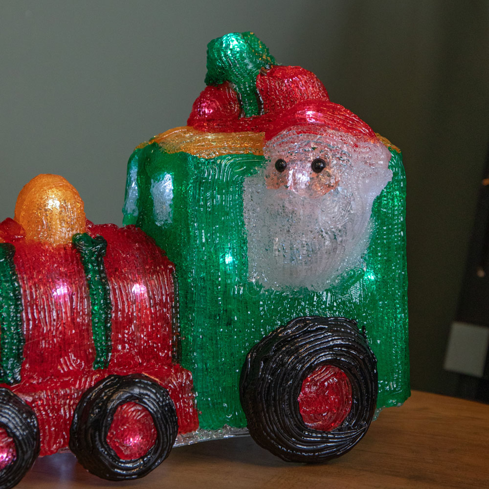 Samuel Alexander 35 Cool White LED Light-Up All Aboard Christmas Train Decoration 24cm Image 4