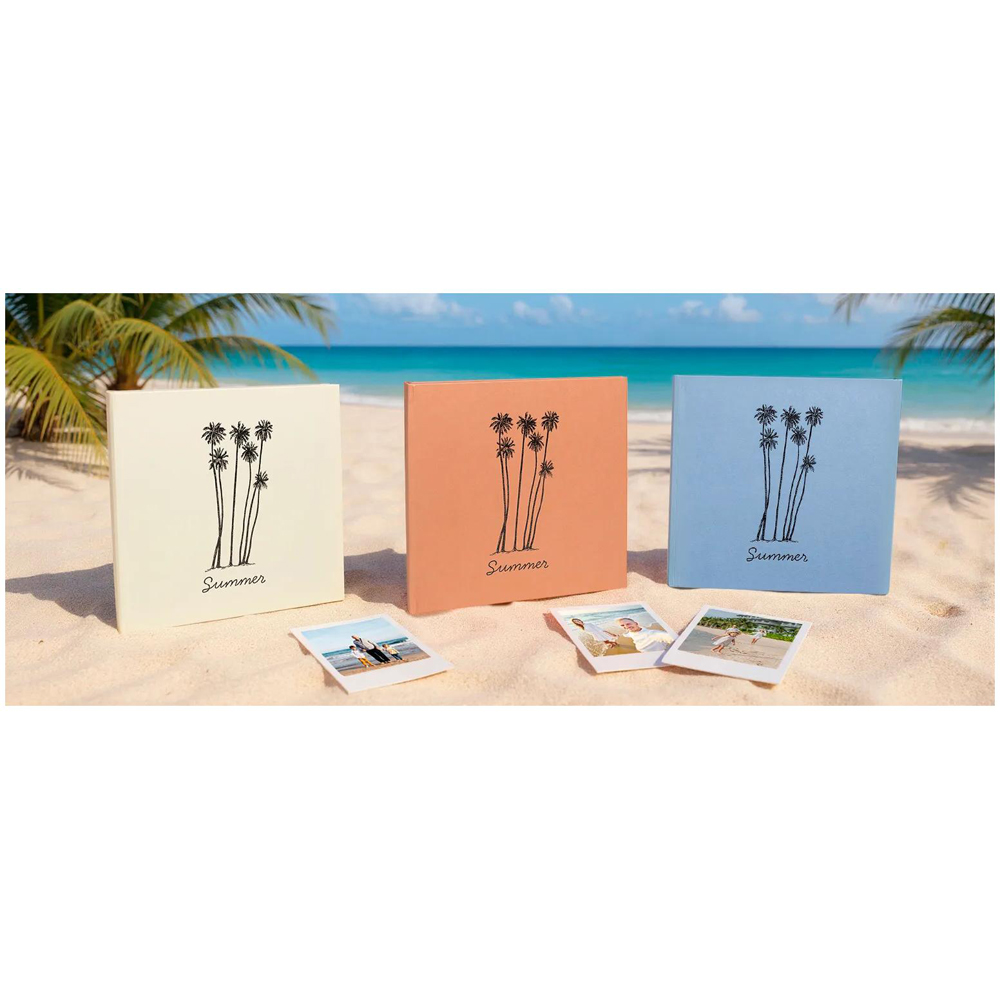 Exacompta Summertime Pastel Yellow Photo Album 30 Sheets 60 Photos Image 4