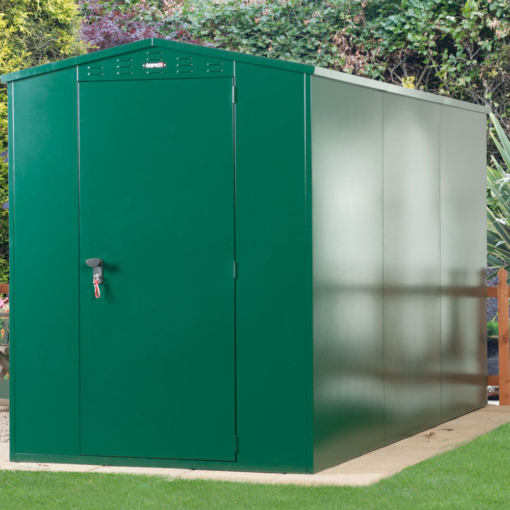 Asgard Flexistore 5 x 11ft Green Apex Garden Shed Image 9