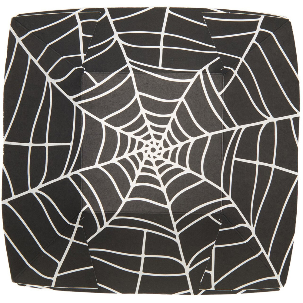 Pack of 10 Spiderweb Bowls Black Image 5