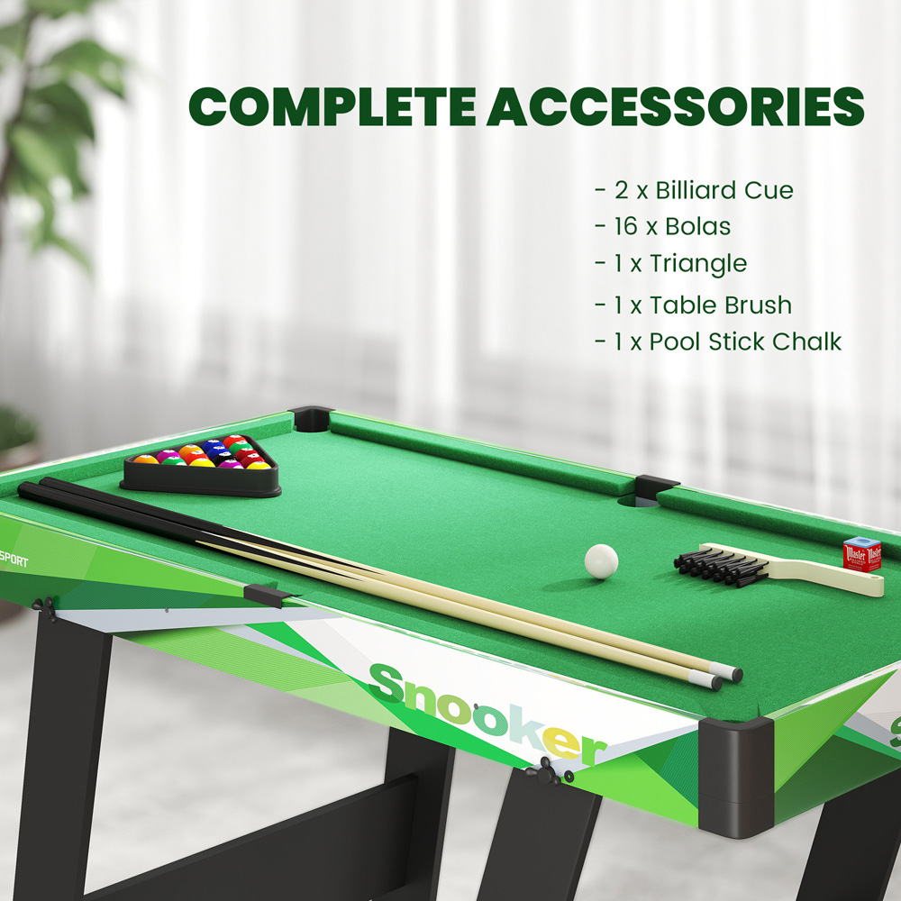 SPORTNOW Folding Pool Table Set 104cm Image 7