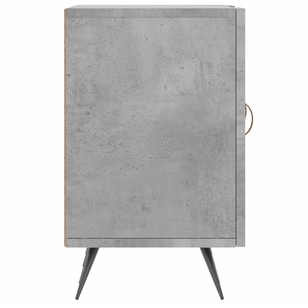 vidaXL 2 Door 2 Shelf Concrete Grey TV Cabinet Image 7