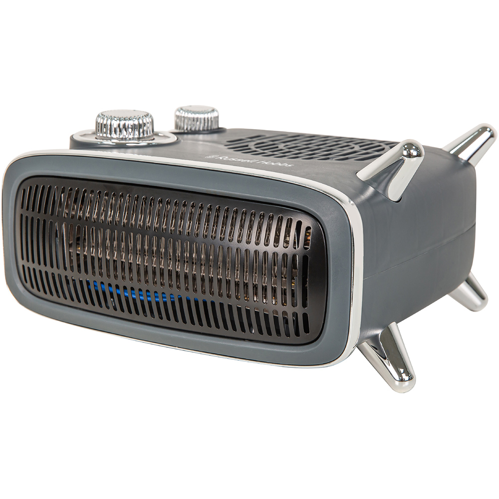Russell Hobbs RHRETHFH1001G Retro Grey Fan Heater 1800W Image 3