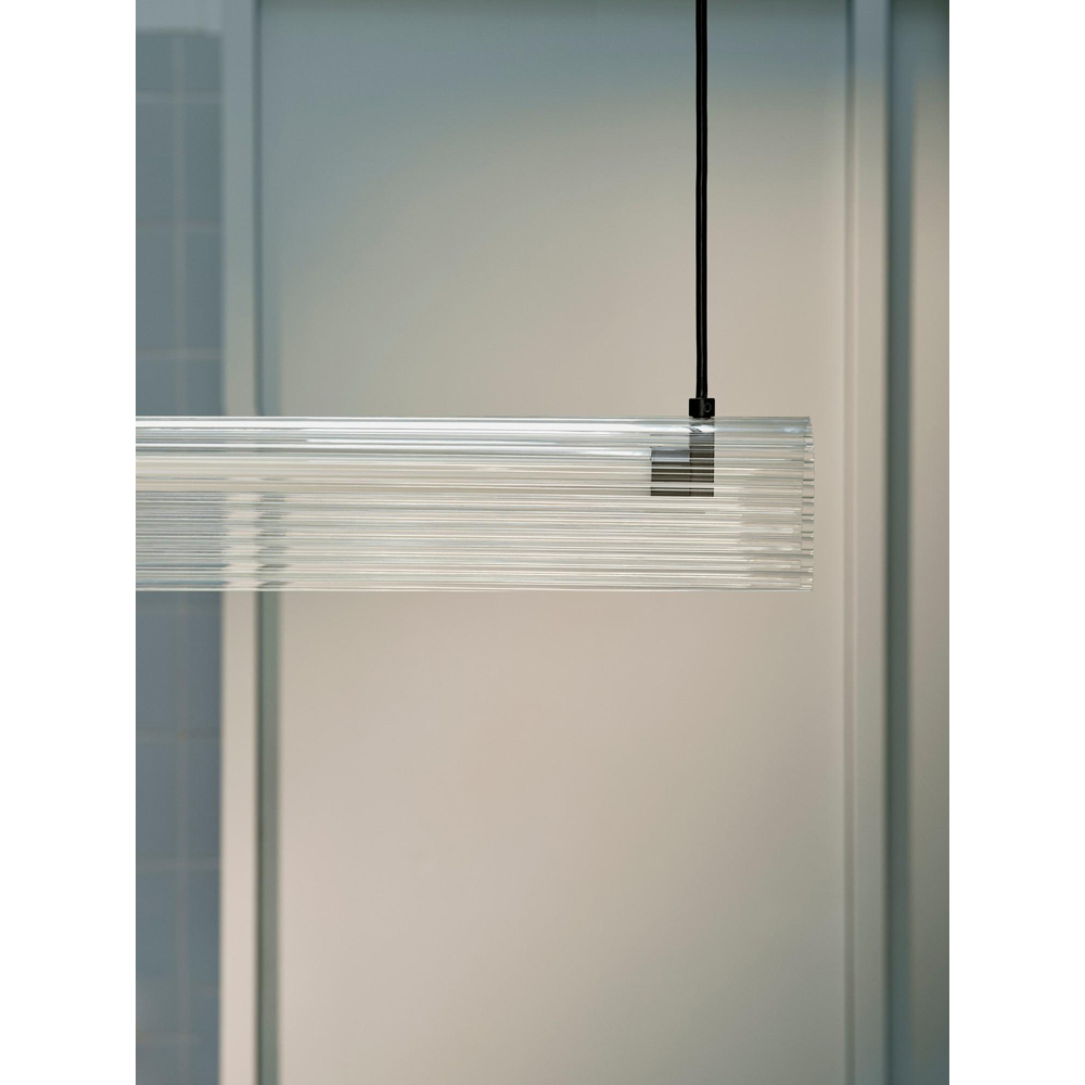 Nordlux Aliani Black Ribbed Acrylic Pendant Light Image 7