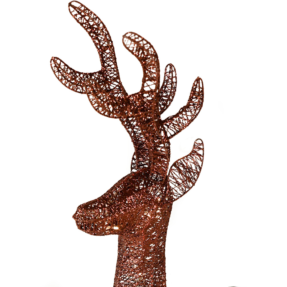 Charles Bentley Multicolour LED Pair of Deer Decoration Image 5