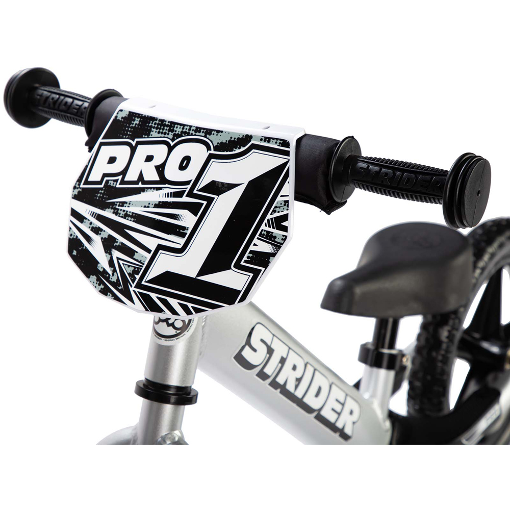 Strider Pro 12 inch Silver Balance Bike Image 3