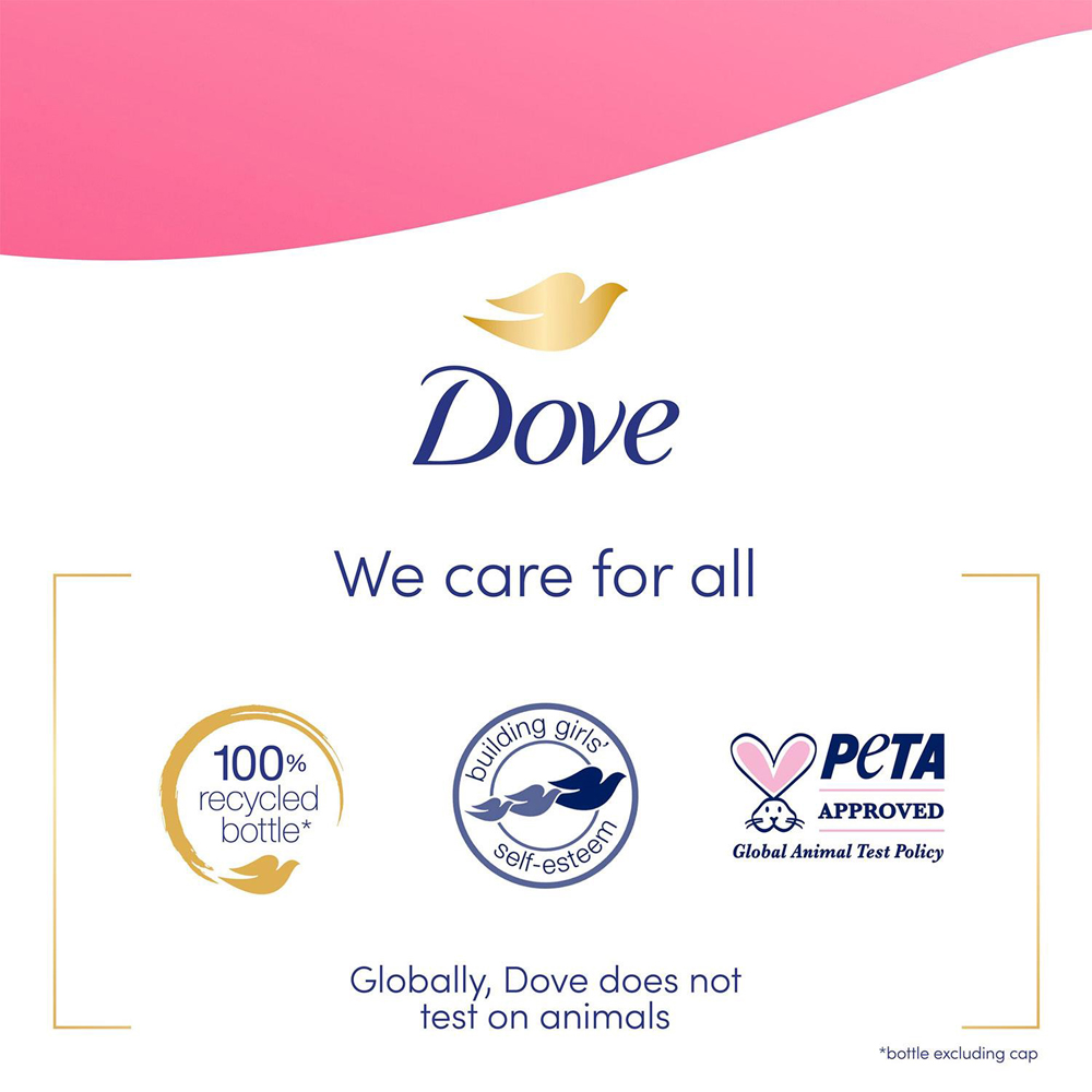 Dove Juicy Hydrate Watermelon Moisturising Gentle Cleansing Body Wash 225ml 6 Pack Image 5