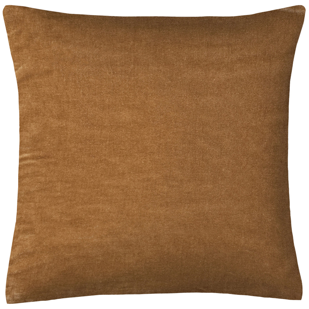 Intimates Grace Velvet Latte Filled Cushion 56 x 56cm 2 Pack Image 1