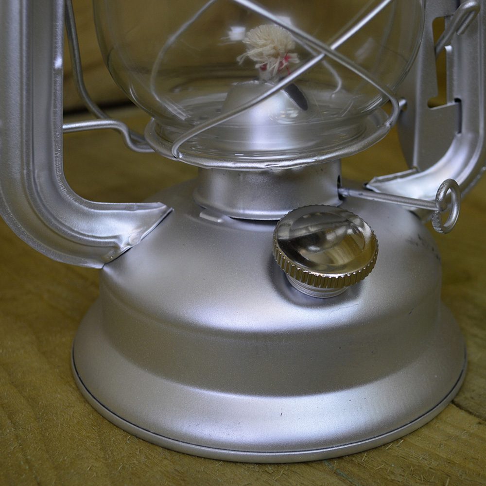 Samuel Alexander Paraffin Hurricane Silver Camping Lantern Light Image 5