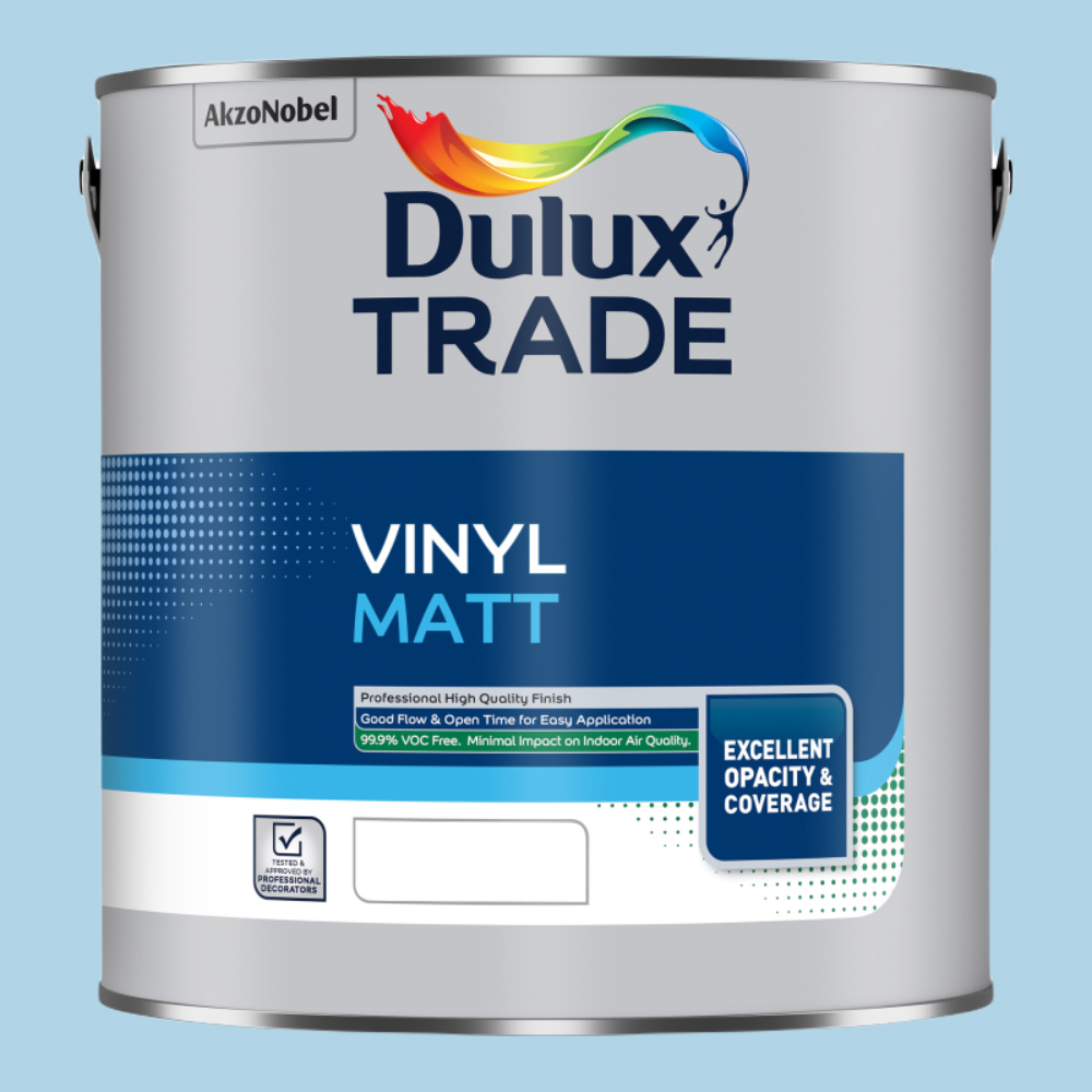 Dulux Trade First Dawn Walls and Ceilings Vinyl Matt Paint 2.5L Image 2