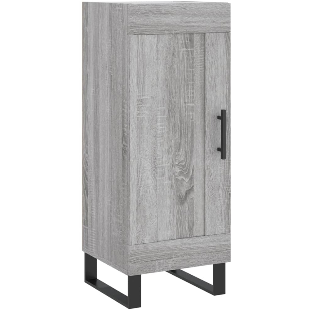 vidaXL 2 Door Grey Sonoma Highboard Image 5