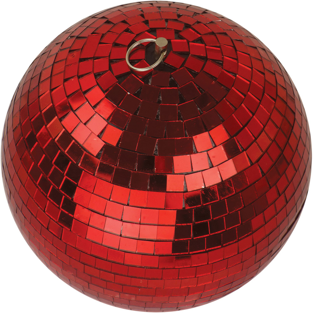 FX Lab Red Mirror Ball 8 inch Image