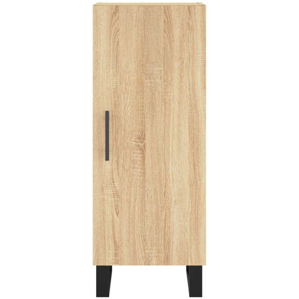vidaXL Single Door Light Brown Sideboard Image 6