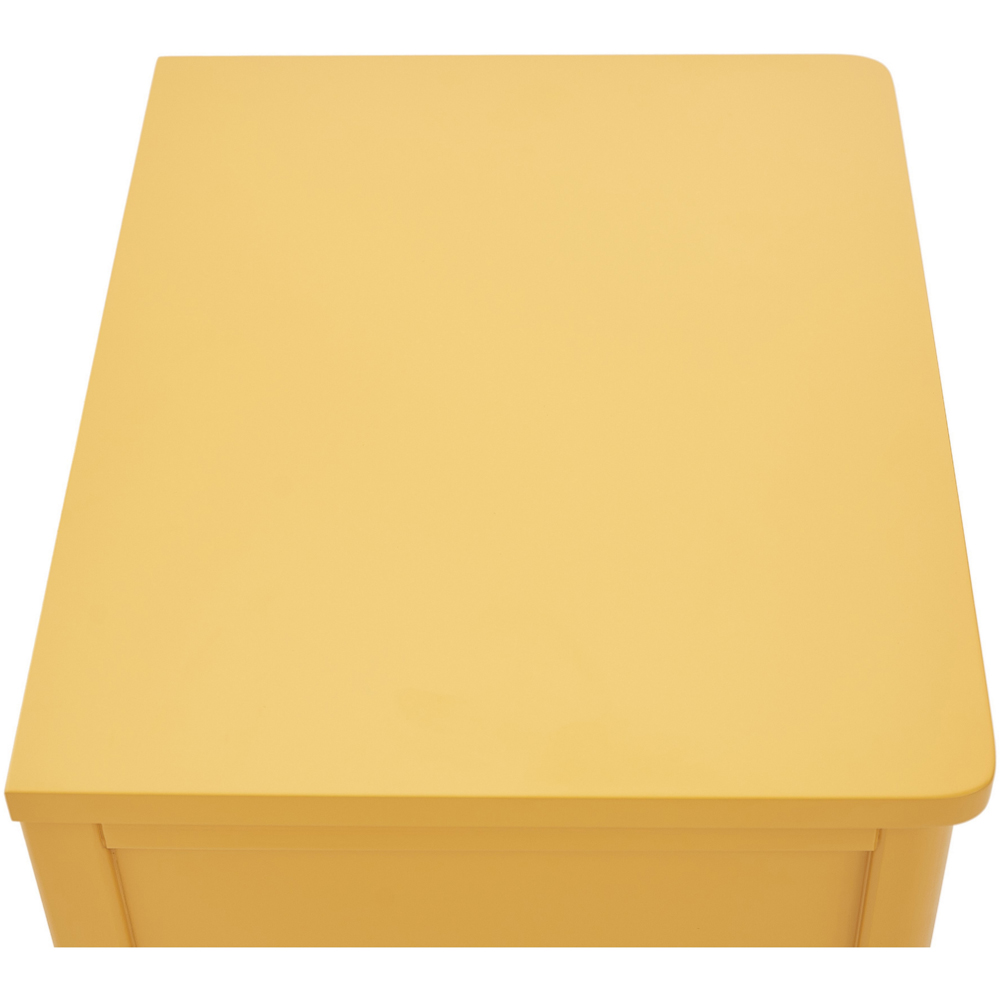 Palau 2 Drawer Mustard Bedside Table Image 7