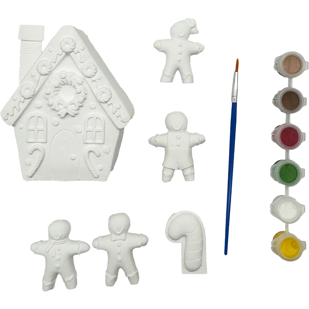 Paint Your Own Gingerbread House Kit Image 3