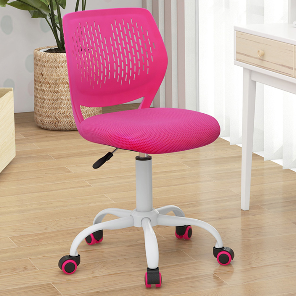 Costway Rose Ergonomic Children Study Chair Image 1