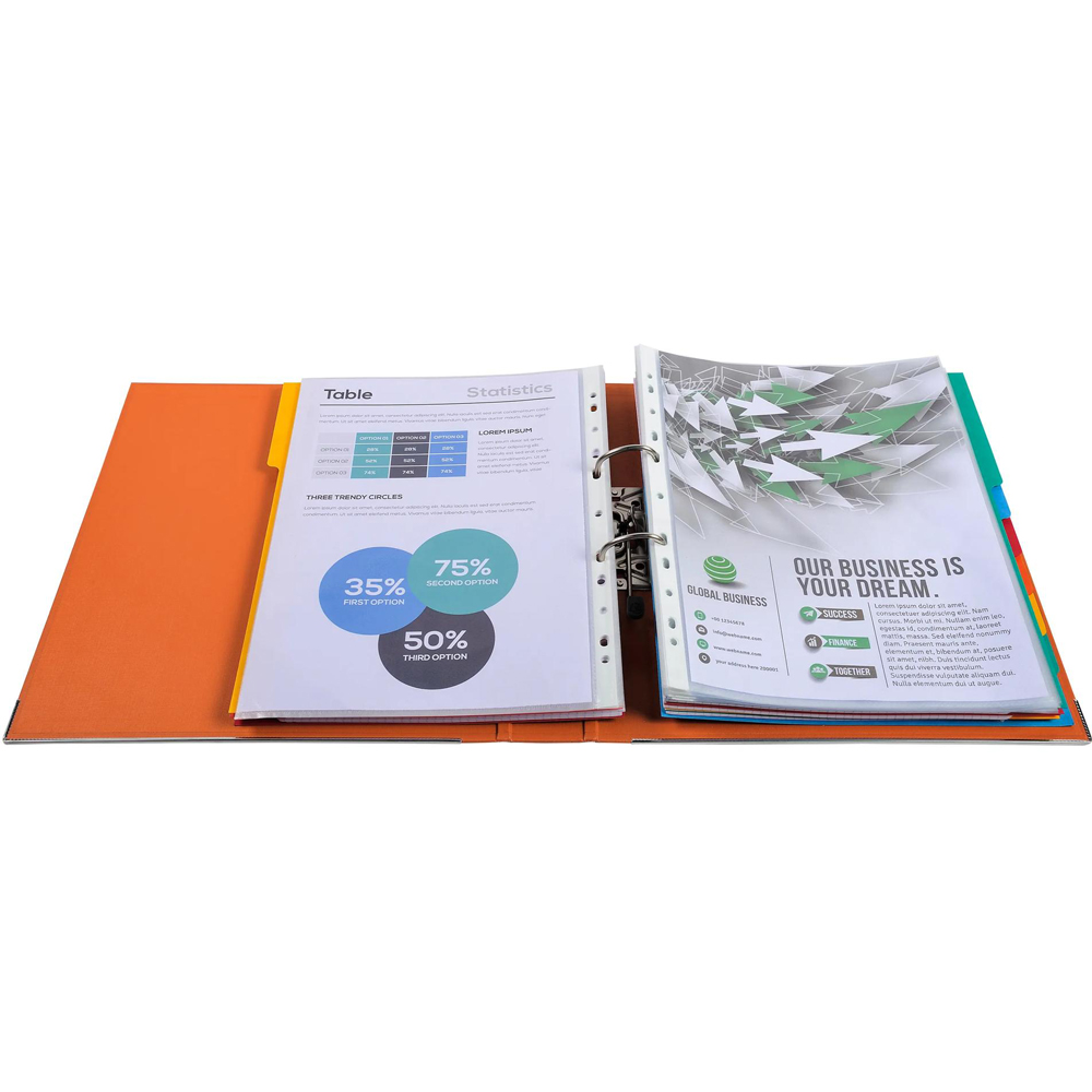 Exacompta PremTouch A4 Multicolour Maxi Lever Arch File 10 Pack Image 5