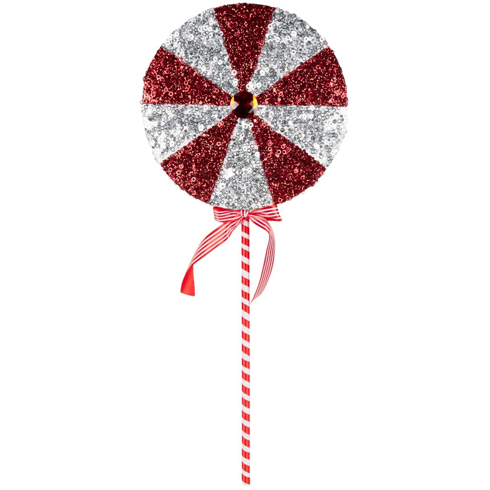 Large Candy Cane Lollipop Ornament Image 3