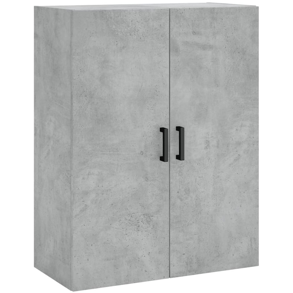vidaXL 2 Door Concrete Grey Wall Mounted Cabinet Image 2