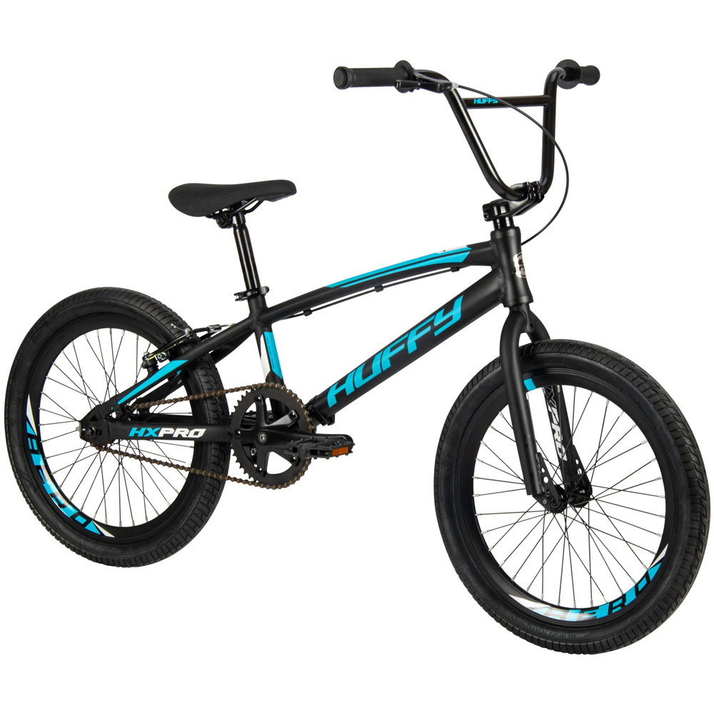 HUFFY HX Pro Racer 20-inch Aluminium Black and Blue BMX Race Bike Image 5
