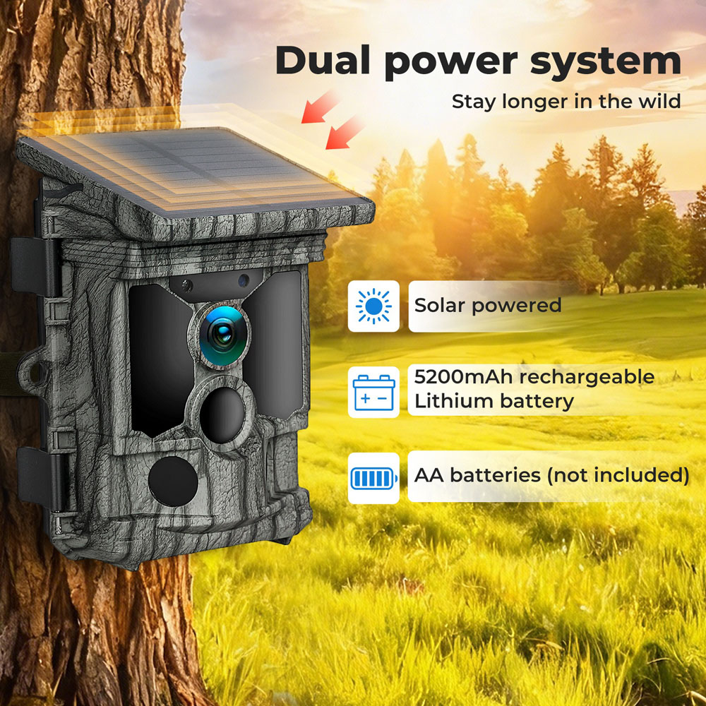 Traderight Centra 4K Solar Powered Trail Camera 112MP Image 7