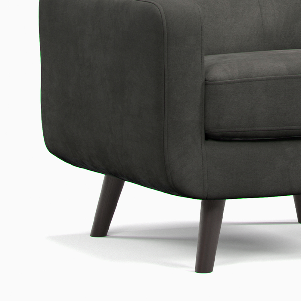 Kendal 5 Seater Graphite Oslo Sofa Suite Image 5