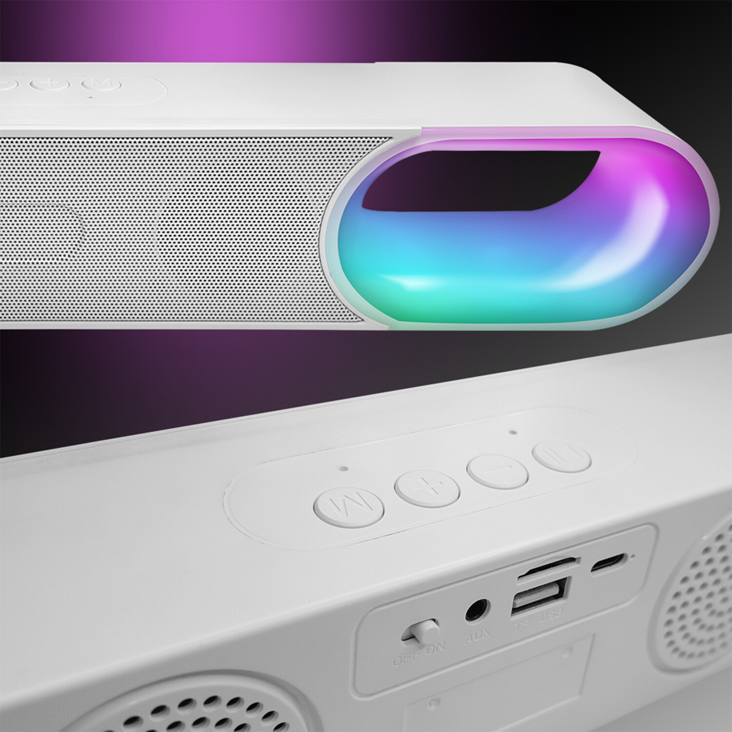 Gaming Soundbar - White Image 4